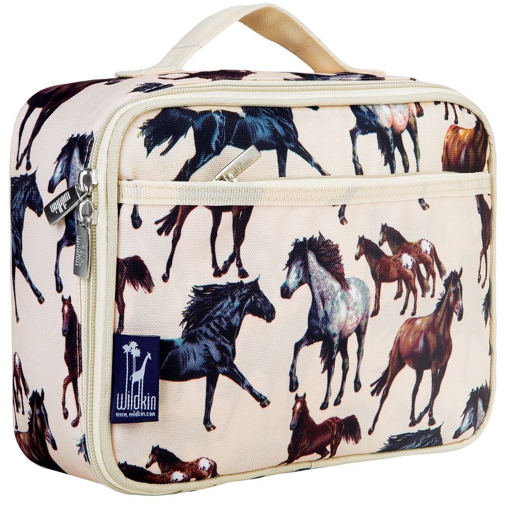 Wildkin Horse Dreams Taupe Lunch Box