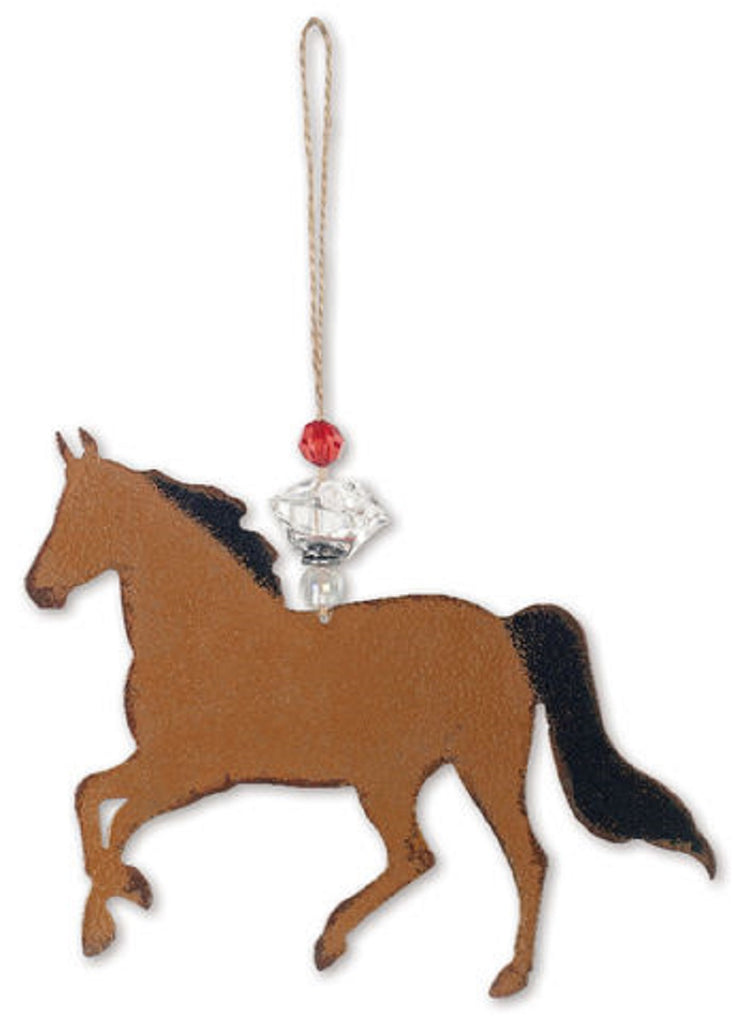 Bay Brown Horse Ornament or Wall Hanging